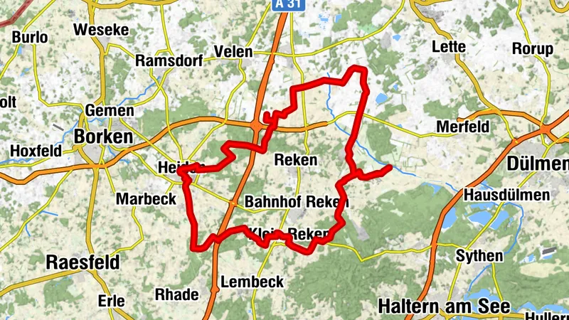 Grenzenlose Naturerlebnisse - Route 14 - Schwarzes Venn, Heubachniederung
