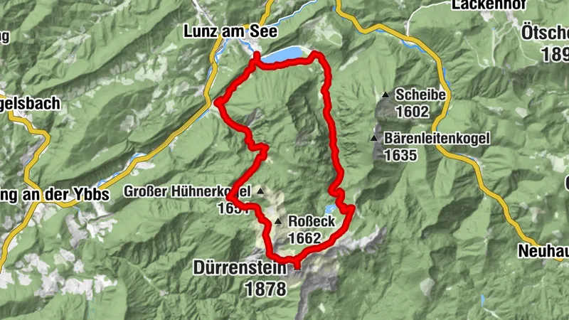 Dürrenstein Runde von Lunz am See