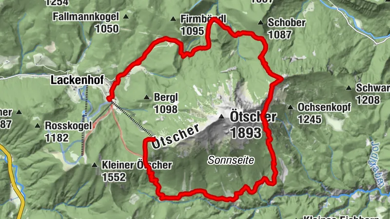 Weitental - Gasthof Digruber - Riffelsattel - Ötscherschutzhaus