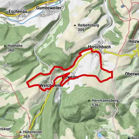 Horschbach - Herrmannsberger Höhentour "Panoramatour"
