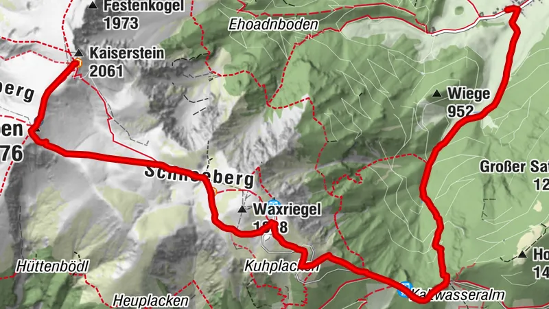 Schneeberg runter