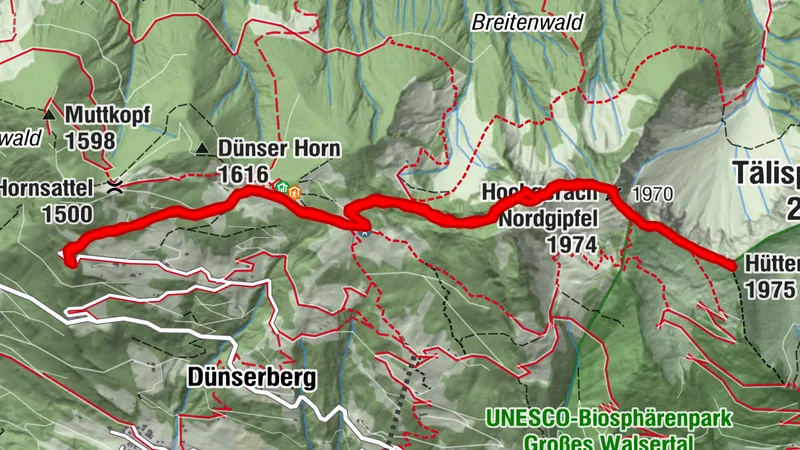 Hochgerach 1+2, Hüttenkopf, Rappenköpfe, Vlbg