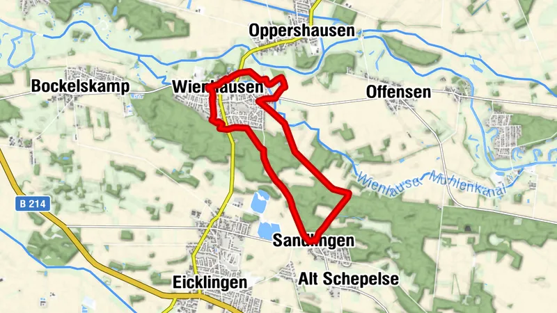 Wandern in Wienhausen - Alte Flussläufe im Urstromtal (9 km)