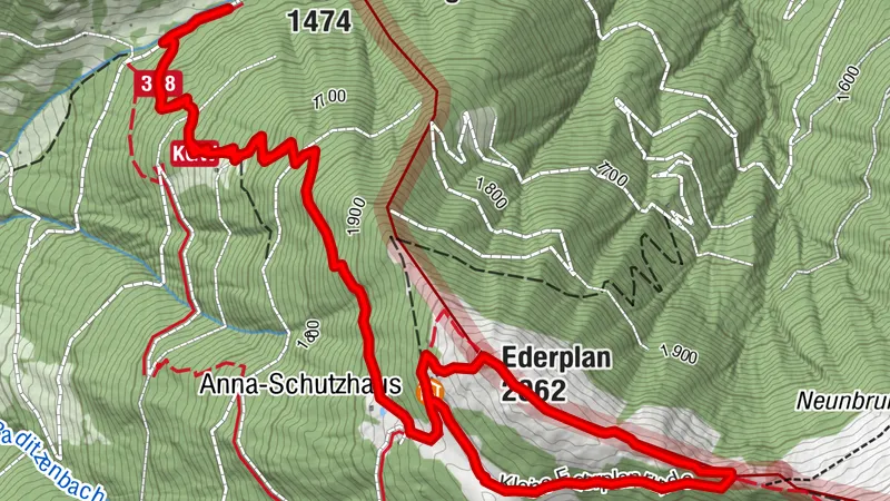 Rundwanderung Ederplan 2.062m
