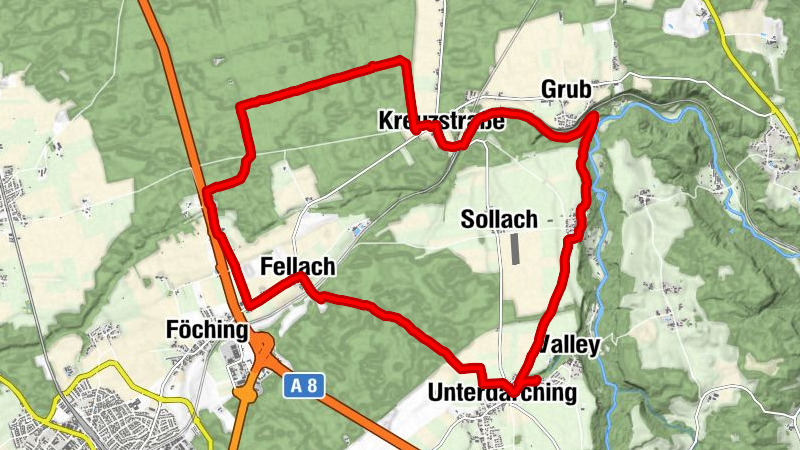 Fellach, Kreuzstraße Tour