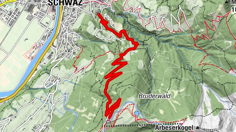 Wanderung von der Burg Freundsberg bis Grafenast
