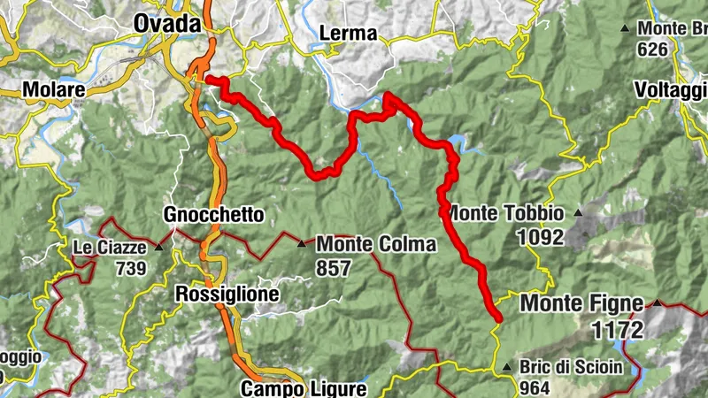 Historische Bergwanderwege | Southern Piedmont Trail: Etappe 12: Marcarolo Hütten-Belforte Monferrato