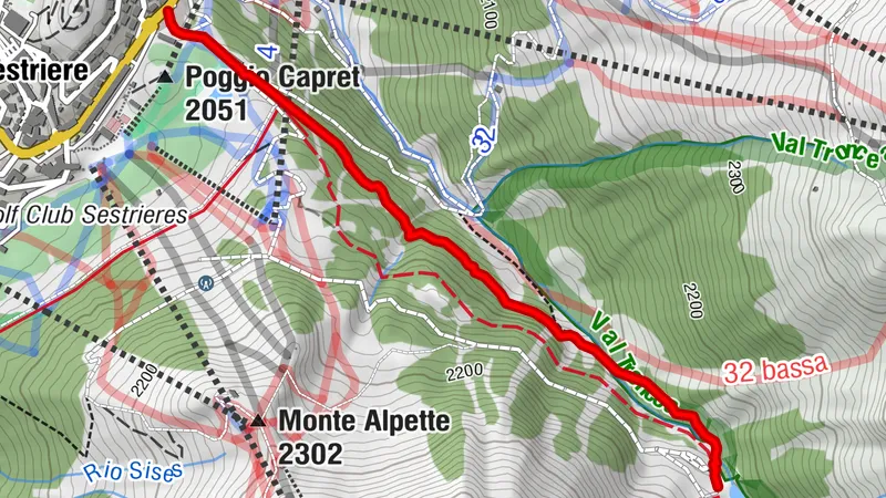 SESTRIERE - Sentiero Dematteis
