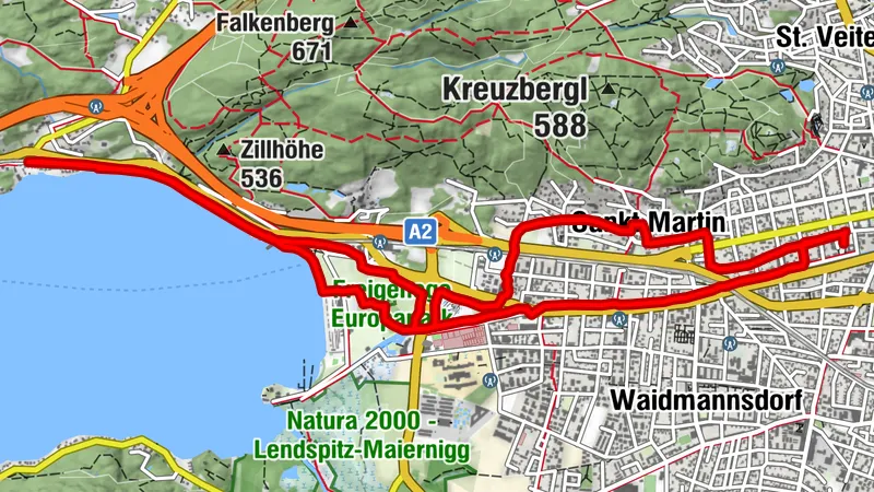 Klagenfurt am Wörthersee Wandern