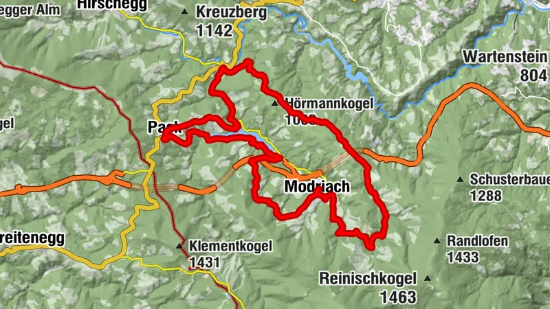 Packer Stausee Tour 184 - MTB
