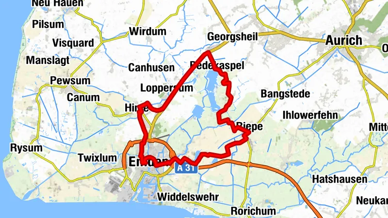 Über´s Große Meer nach Emden (Tour 10)