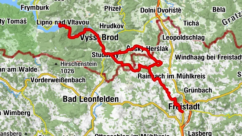 Graveltour Lipno CZ Runde | Impulshotel Freigold