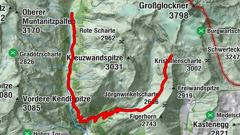 Osttiroler Adlerweg-Etappe 08: Kalser Tauernhaus - Stüdlhütte