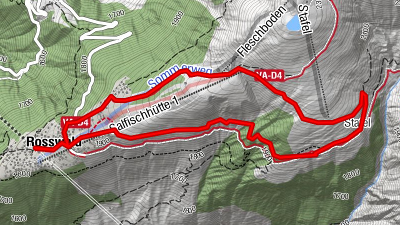 Höhenwanderung Rosswald
