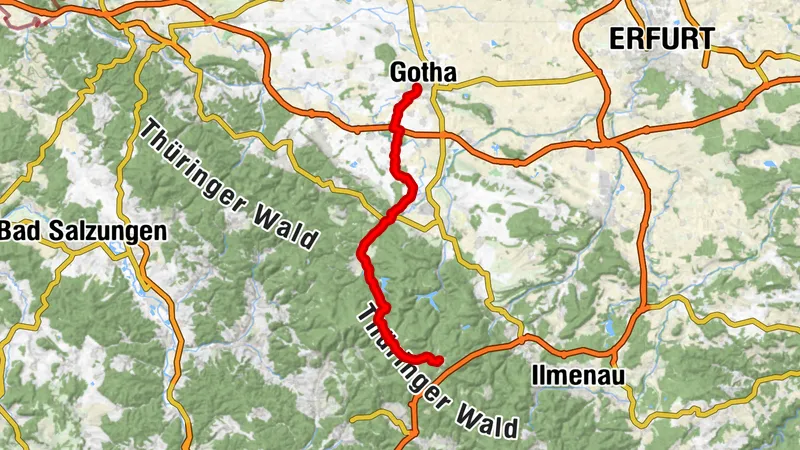 Von Gotha nach Oberhof