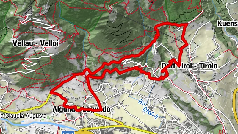 Dorf Tirol - Algund Rundweg