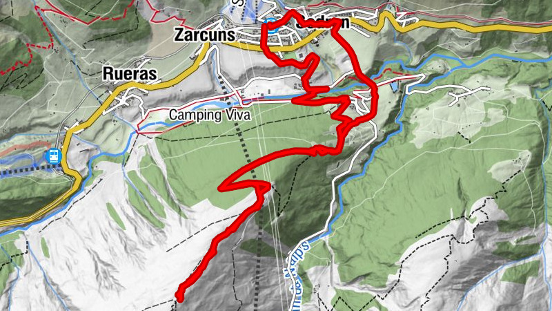 Sedrun - Stavel Sisum (Gipfel Nual) - Sedrun