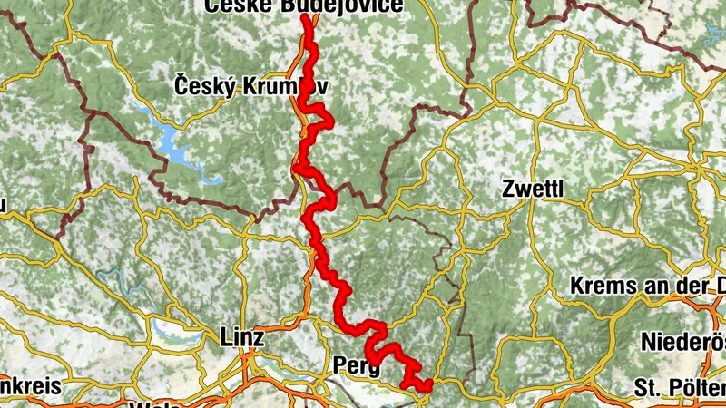 Burgen- und Schlösserweg - Südroute