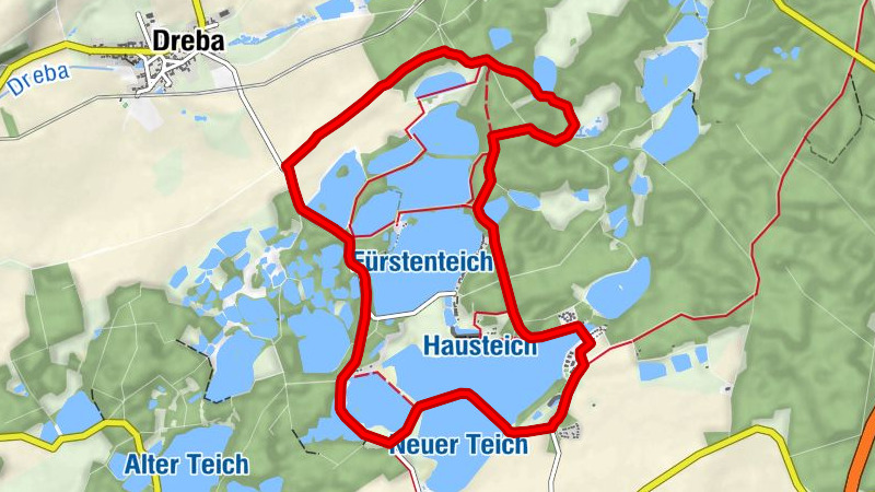 Von Dreba zum Plothener Hausteich