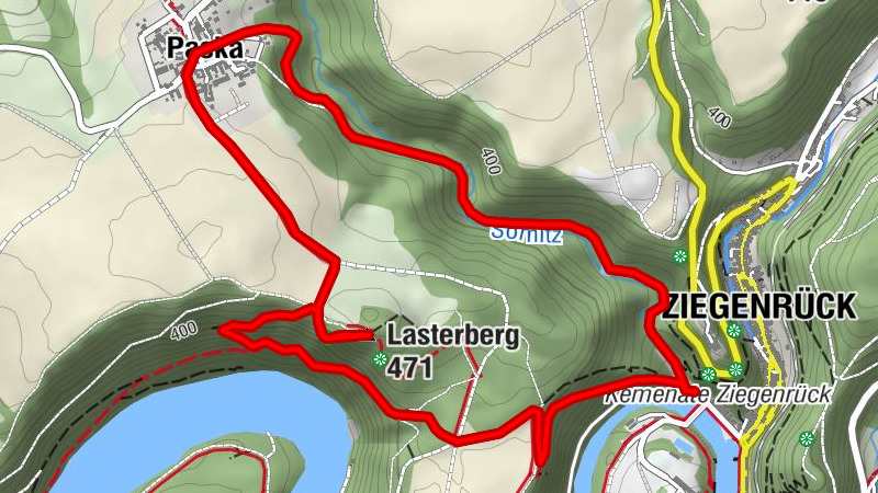 Von Ziegenrück zur Fernsicht