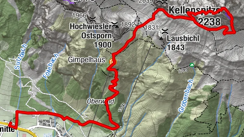 Klettersteig Köllenspitze