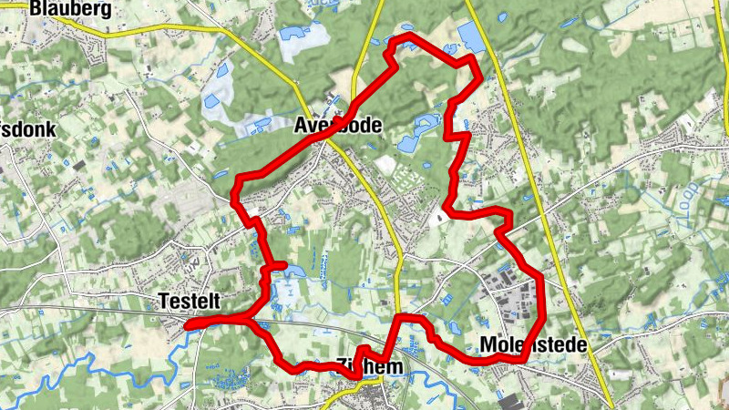 Het land van "De Witte van Zichem"