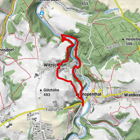 Historischer Rundwanderweg - Witzschdorf