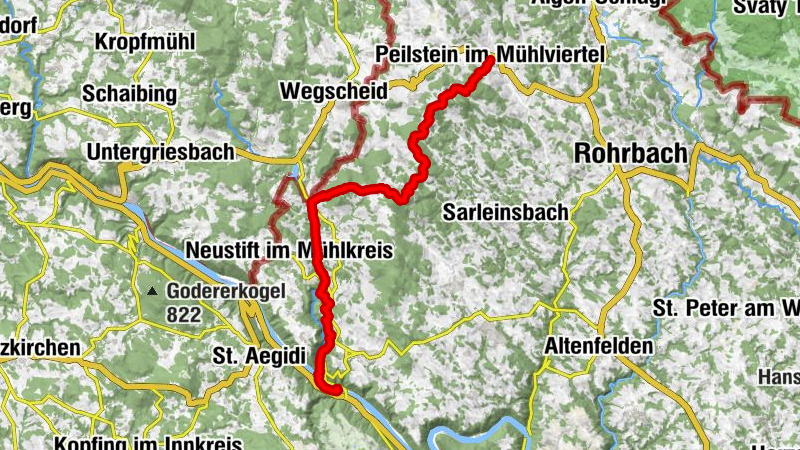 10 Rupertiweg, Etappe 02: Peilstein - Niederranna