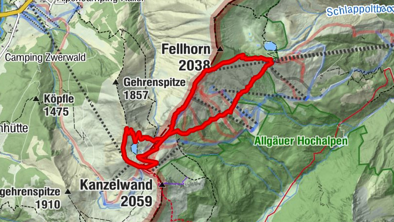 2-Länder-Panorama-Rundwanderweg Fellhorn/Kanzelwand