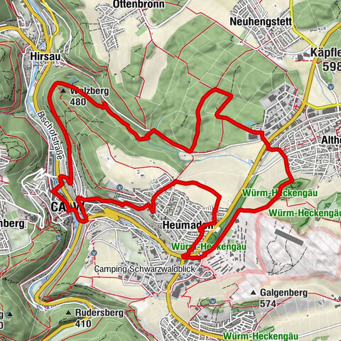 FREI.GANG mit Ausblick auf Calw, Nagoldtal und Heckengäu
