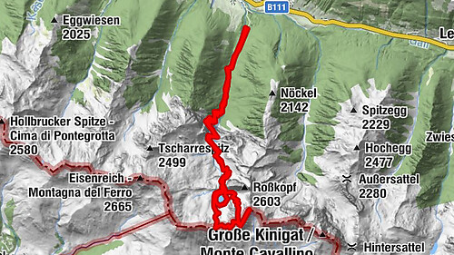 Pfannspitze, 2678 m