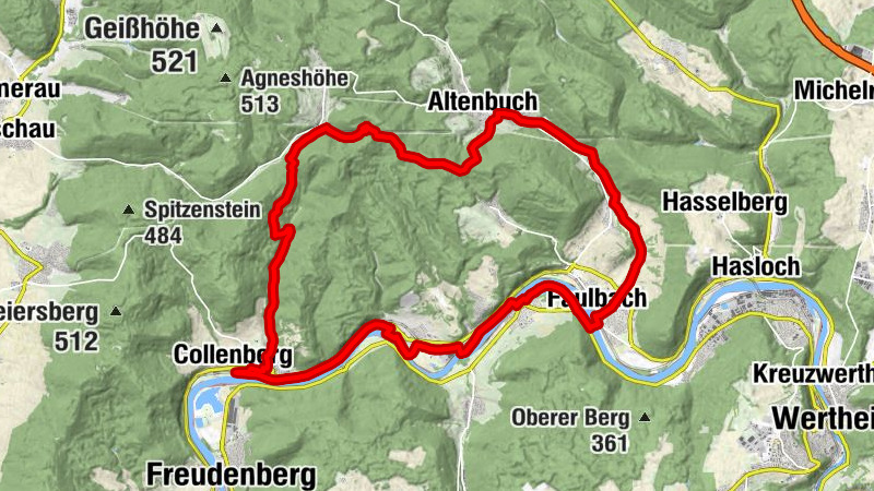 Churfranken-Radrundtour im Südspessart