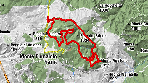 Anello Straniera - Eremo - Mt Aquilone - Monticino