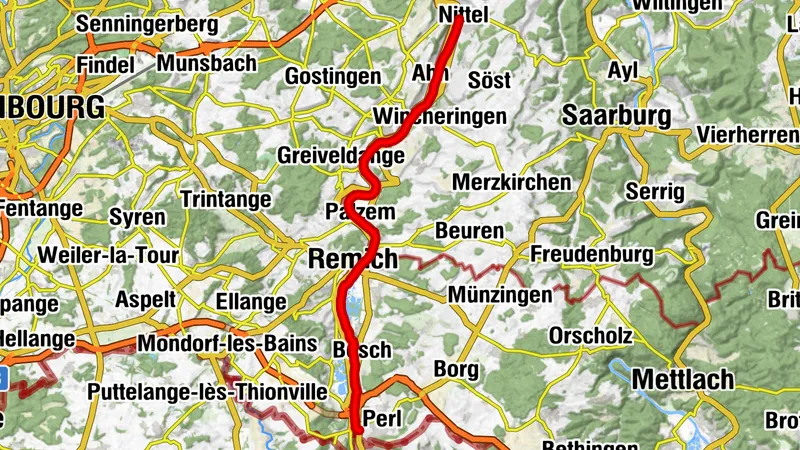 Mosel-Radweg Etappe 1: Von Perl bis Nittel