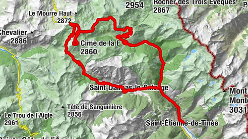 Radtour "La Bonette par la Moutière"