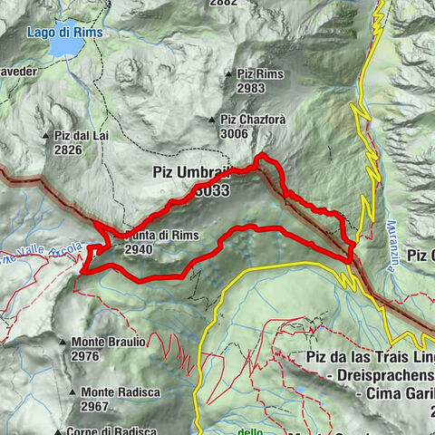 Militärhistorische Wanderung: Streckenführung "Umbrail"