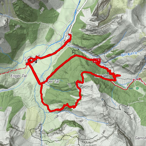Wanderung zur Binsalm