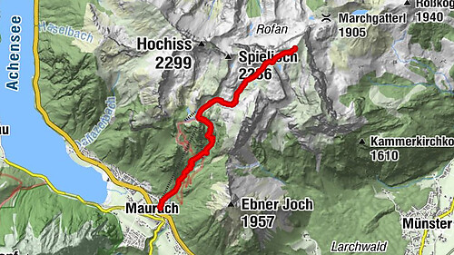 Maurach zur Rofanspitze