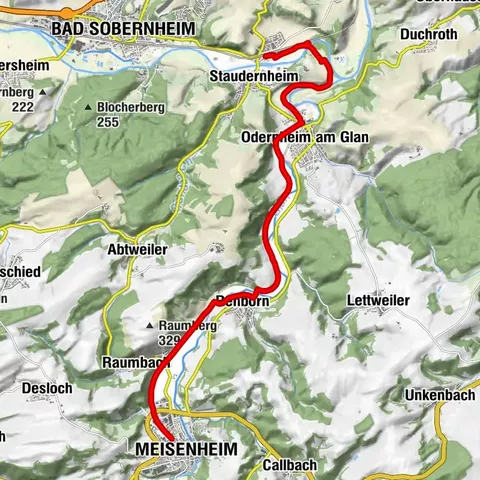 Glan-Blies-Radweg - Etappe 5 (Meisenheim - Staudernheim)
