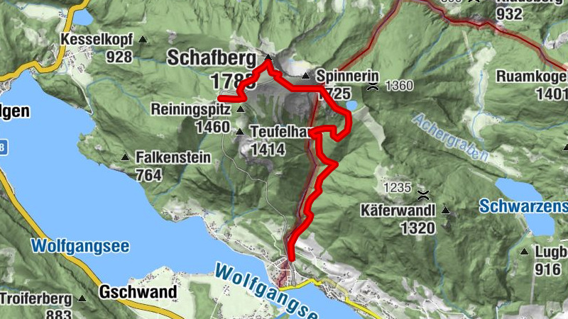 Schafberg - Vormauer - St. Wolfgang