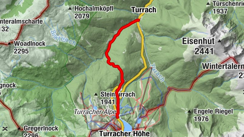 Turracher Höhe - Marktlköpfl - Turrach