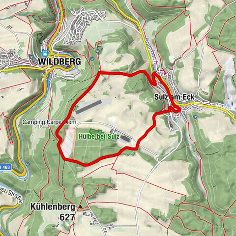 Über den Wolken Richtung Wildberg