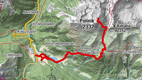 Plöckenhaus - Polinik - Plöckenhaus