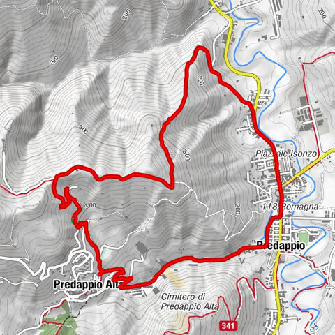 Predappio - Rocca d’Elmici - Ripetitore - Predappio Alta
