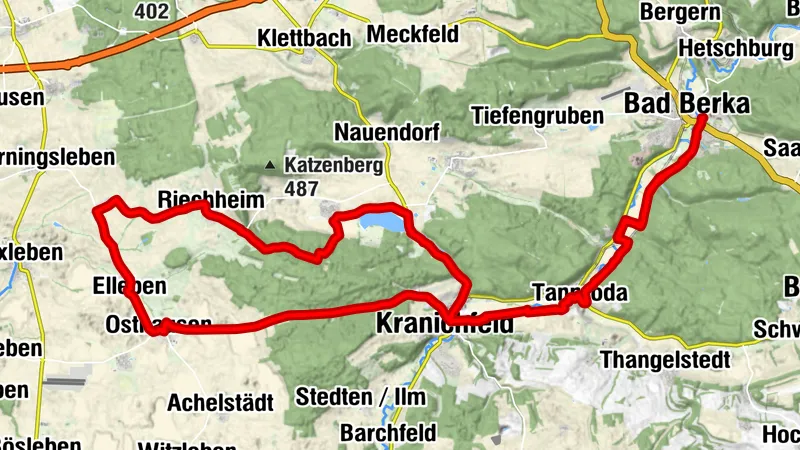 Radtour nach Kranichfeld