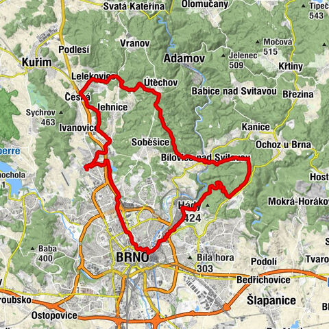 Brno - Bílovice und Útěchov