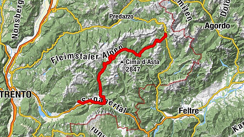 EnRolanTrack Transalp Dolomiti 5/6 San Martino-Roncegno