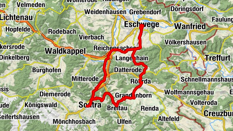 E-Bike-Tipp: Von Eschwege nach Sontra und zurück über den Ringgau