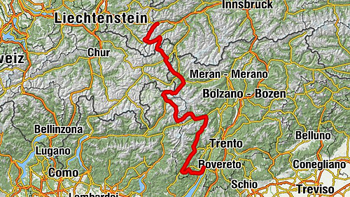Transalp: St. Anton/ Arlberg nach Riva